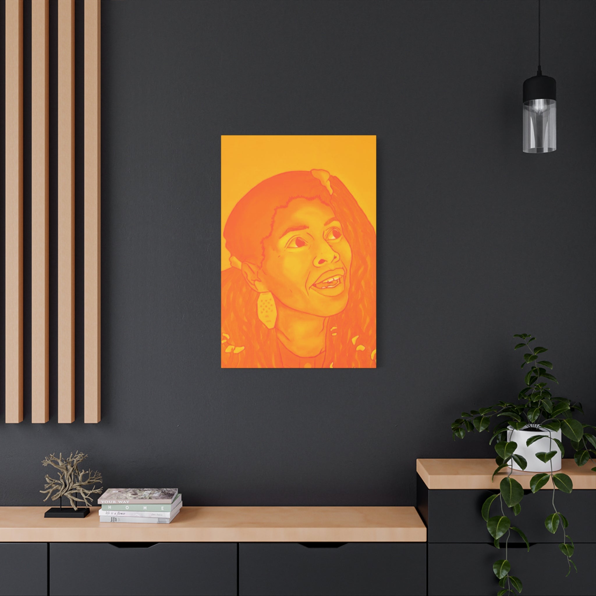 Assata Shakorange - Canvas Print