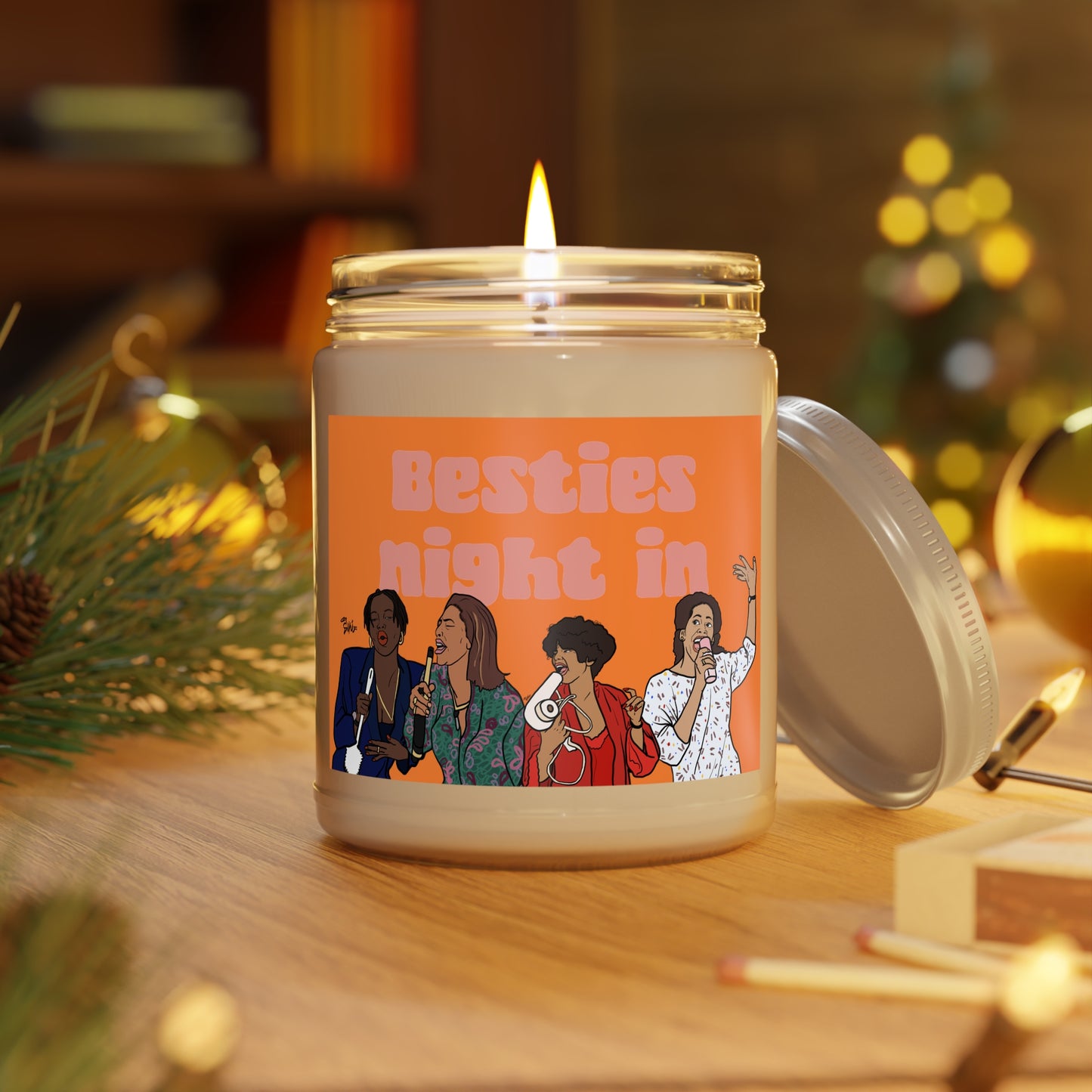 Besties Night In  - 9oz Scented Candle