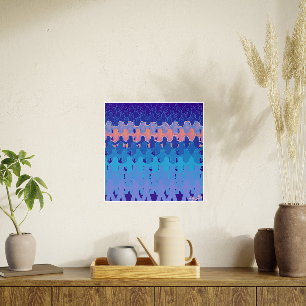 Squint 2.0. - Sunset - Poster Print