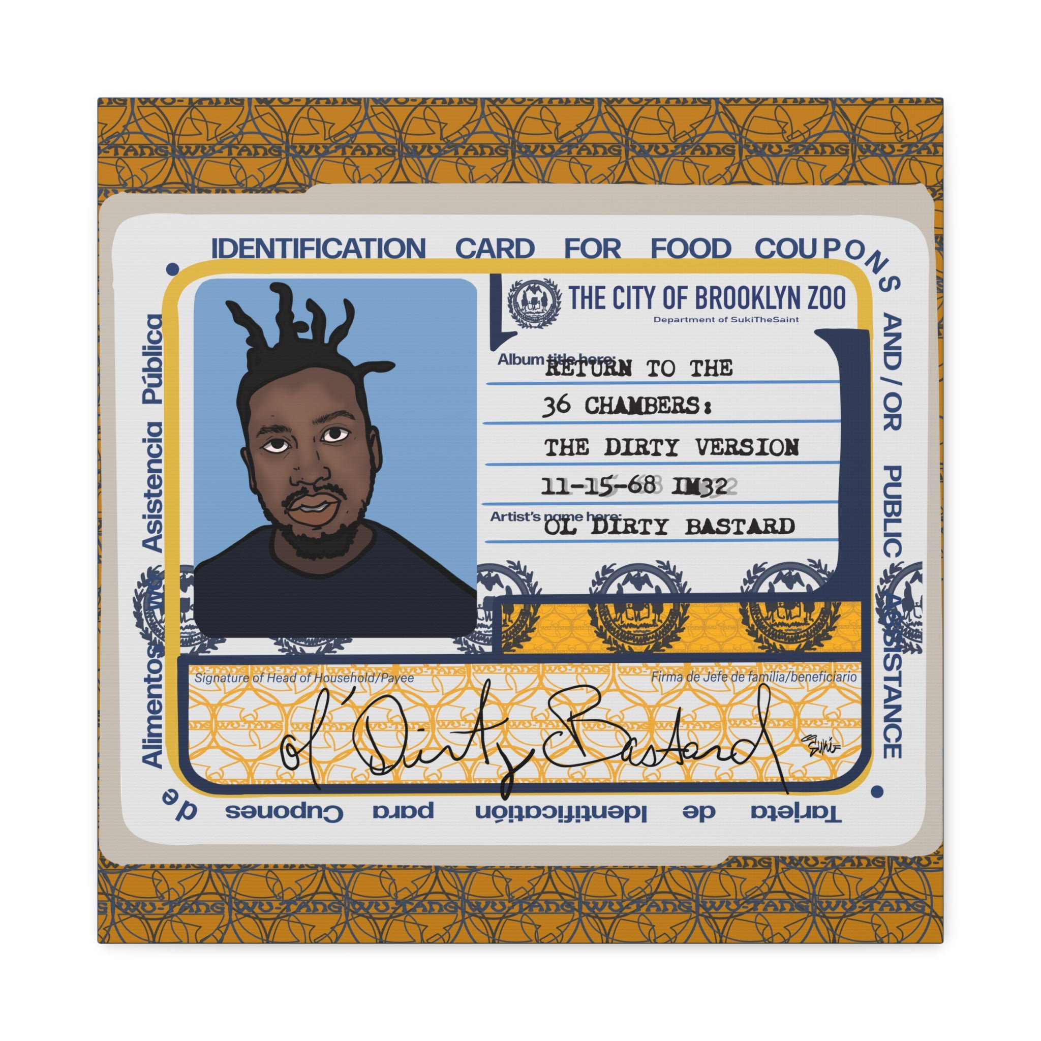 Dirty EBT - Canvas Print