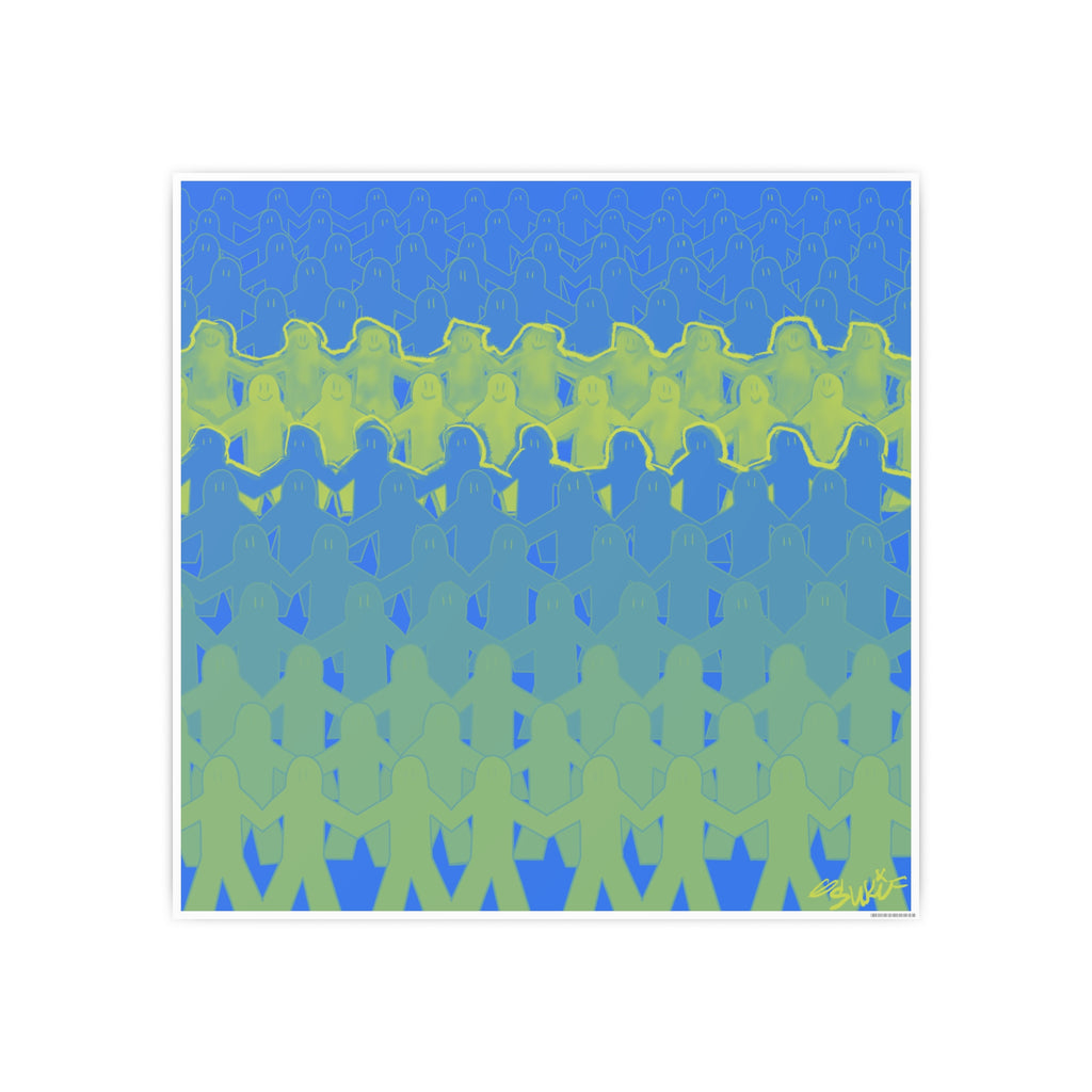 Squint 2.0 - Electric - Poster Print