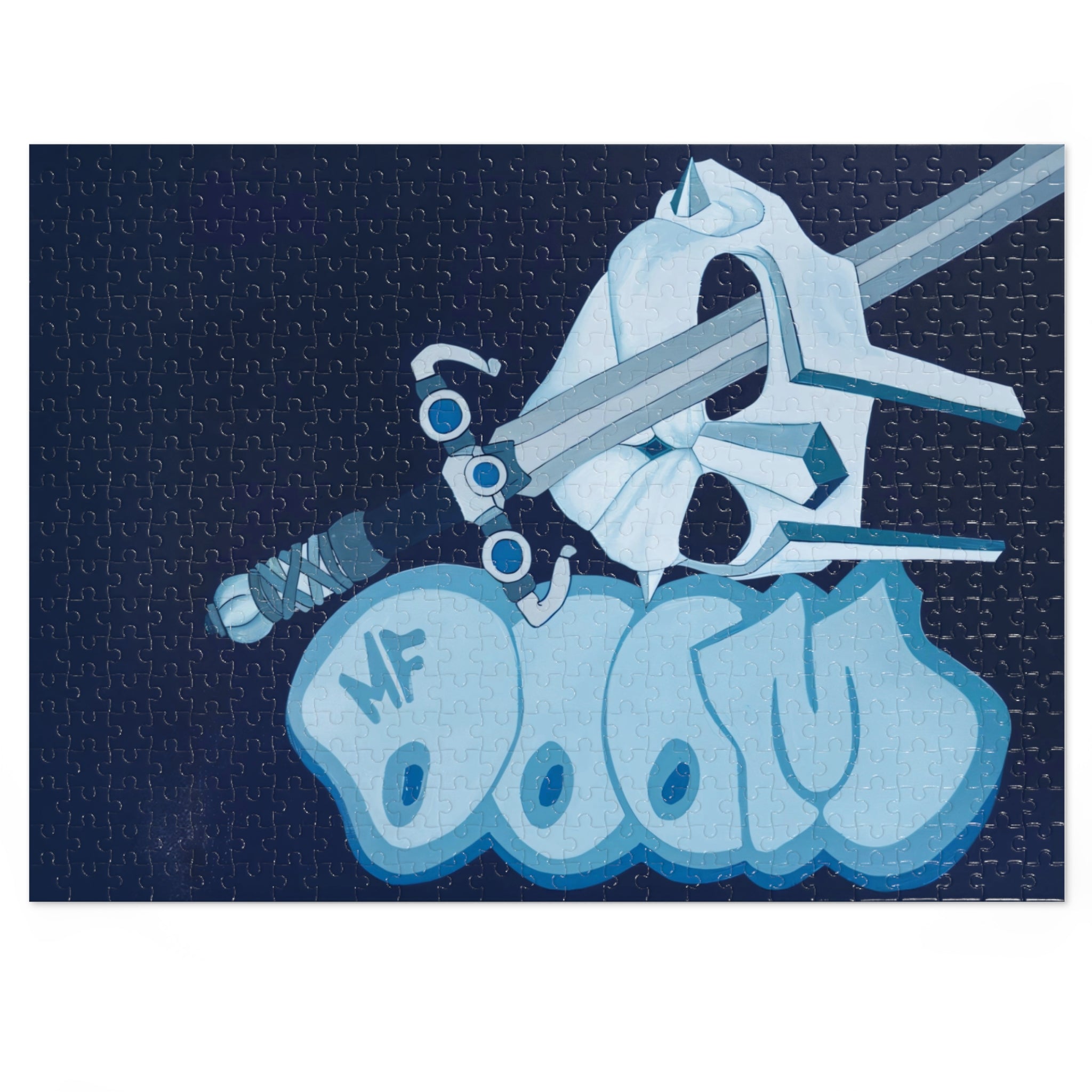 MF BlueOOM - Jigsaw Puzzle with Tin