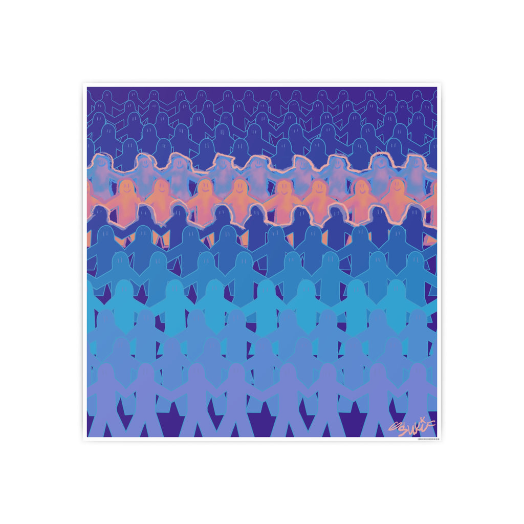 Squint 2.0. - Sunset - Poster Print