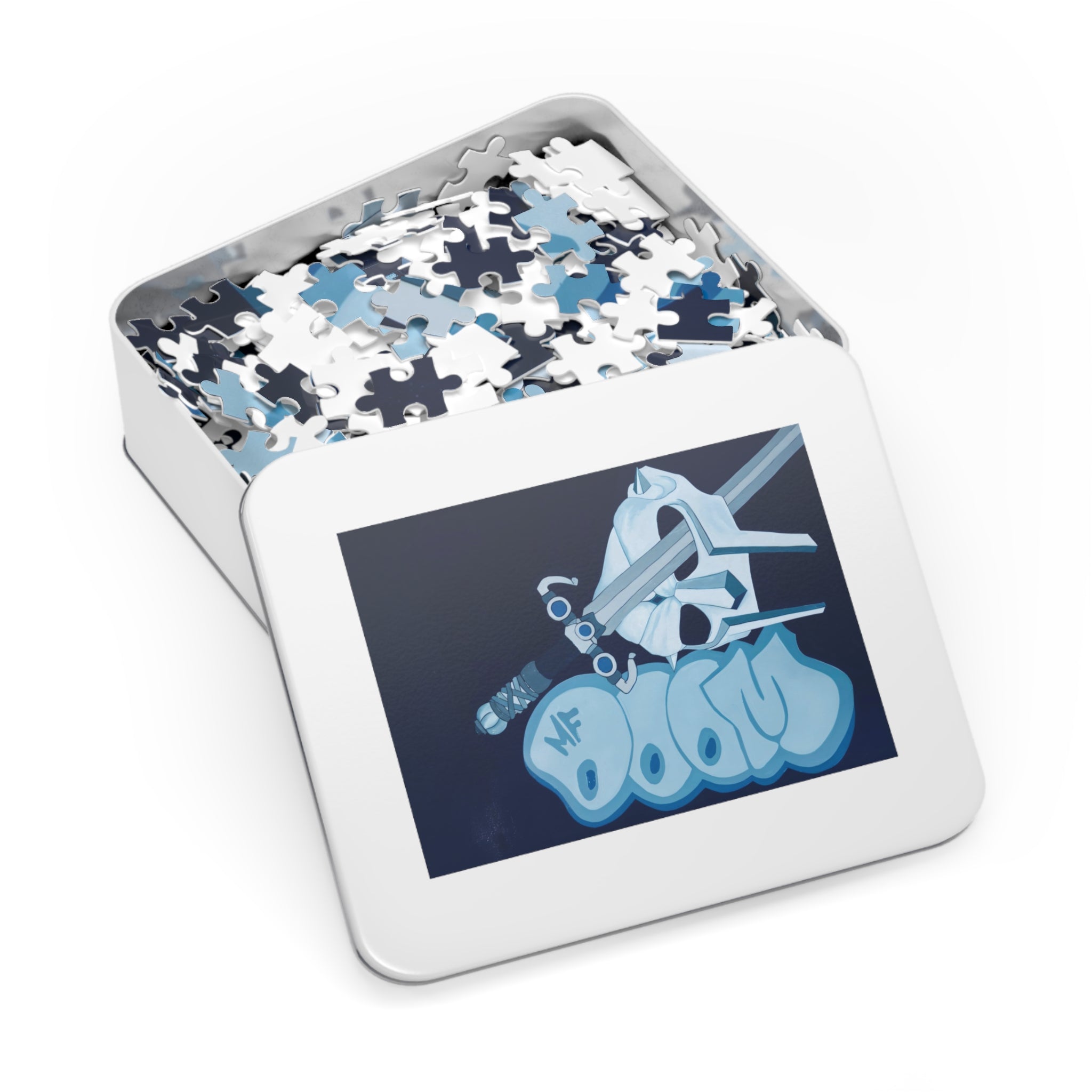 MF BlueOOM - Jigsaw Puzzle with Tin