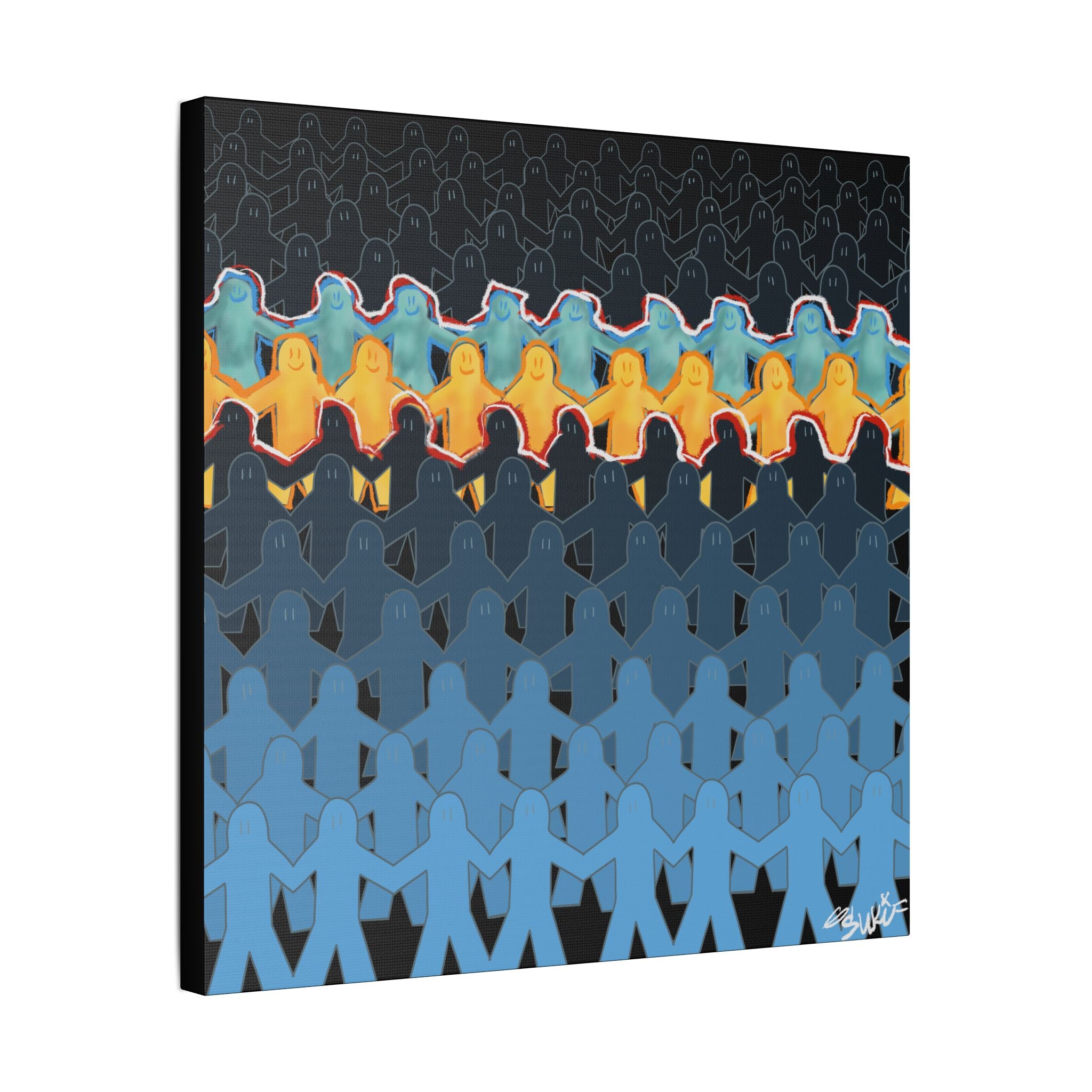 Squint - Digital Canvas Print