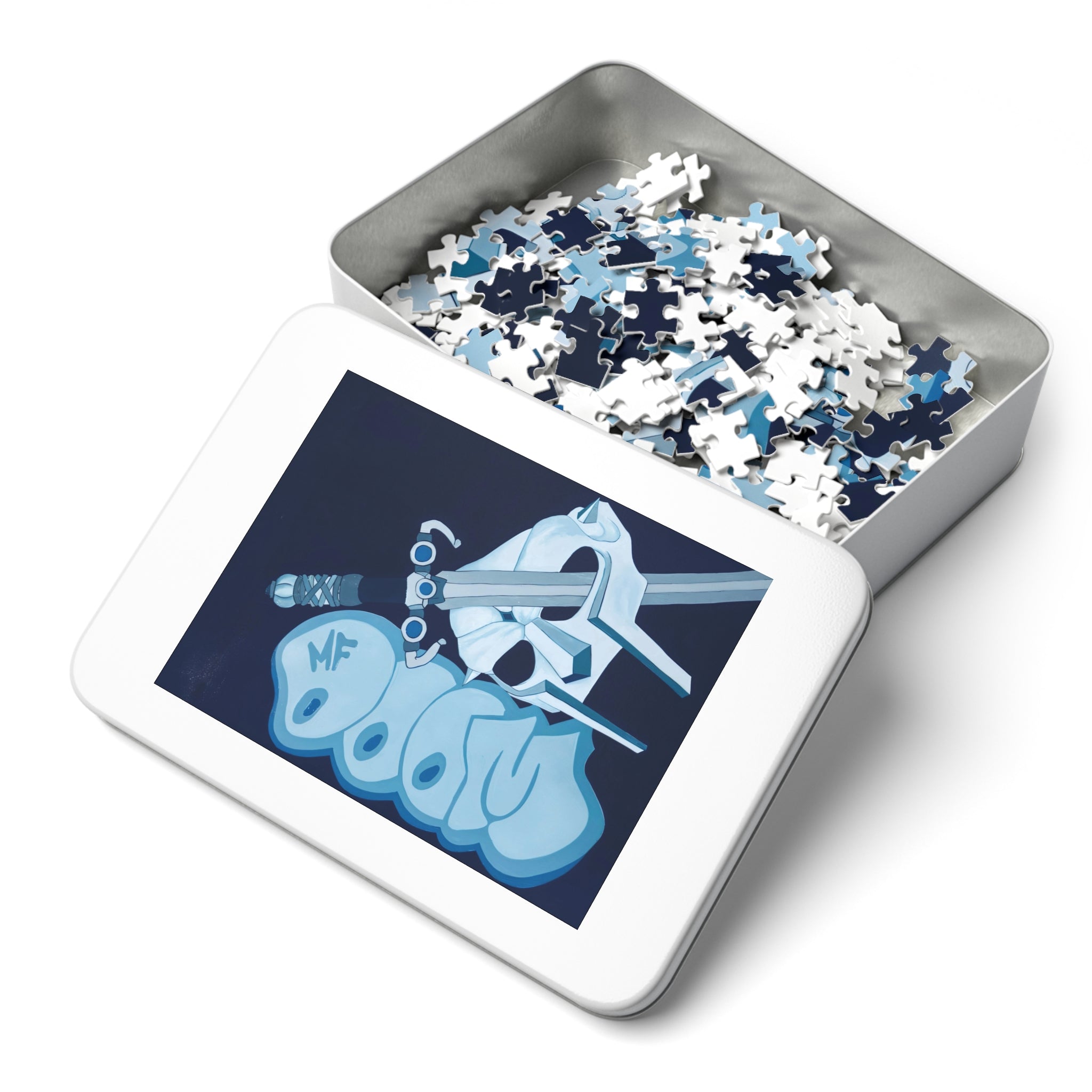 MF BlueOOM - Jigsaw Puzzle with Tin
