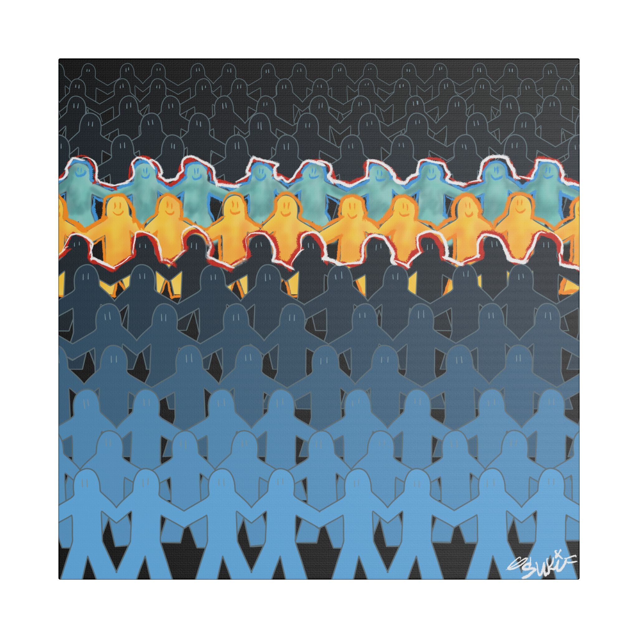 Squint - Digital Canvas Print