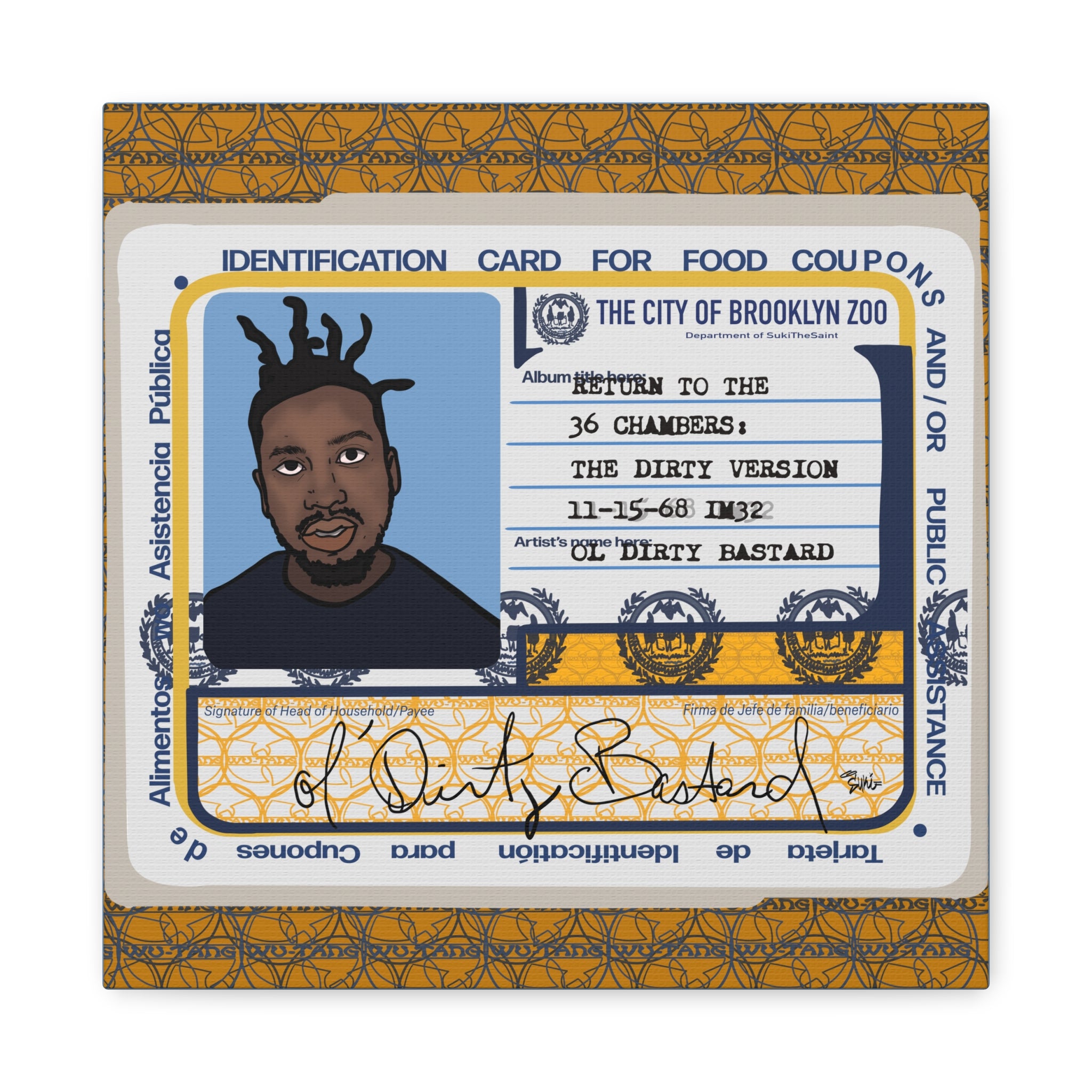 Dirty EBT - Canvas Print