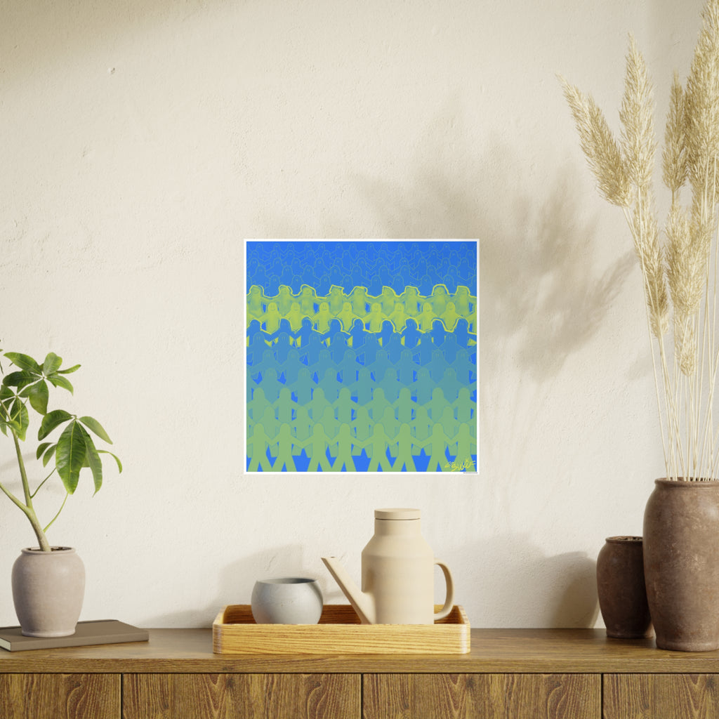 Squint 2.0 - Electric - Poster Print