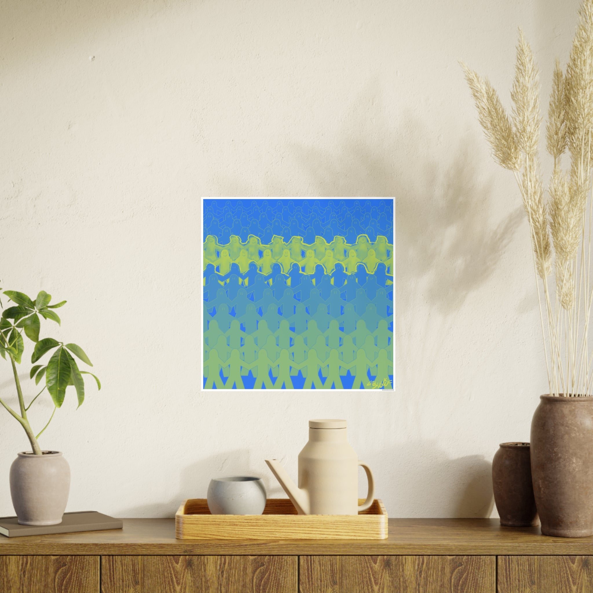 Squint 2.0 - Electric - Poster Print