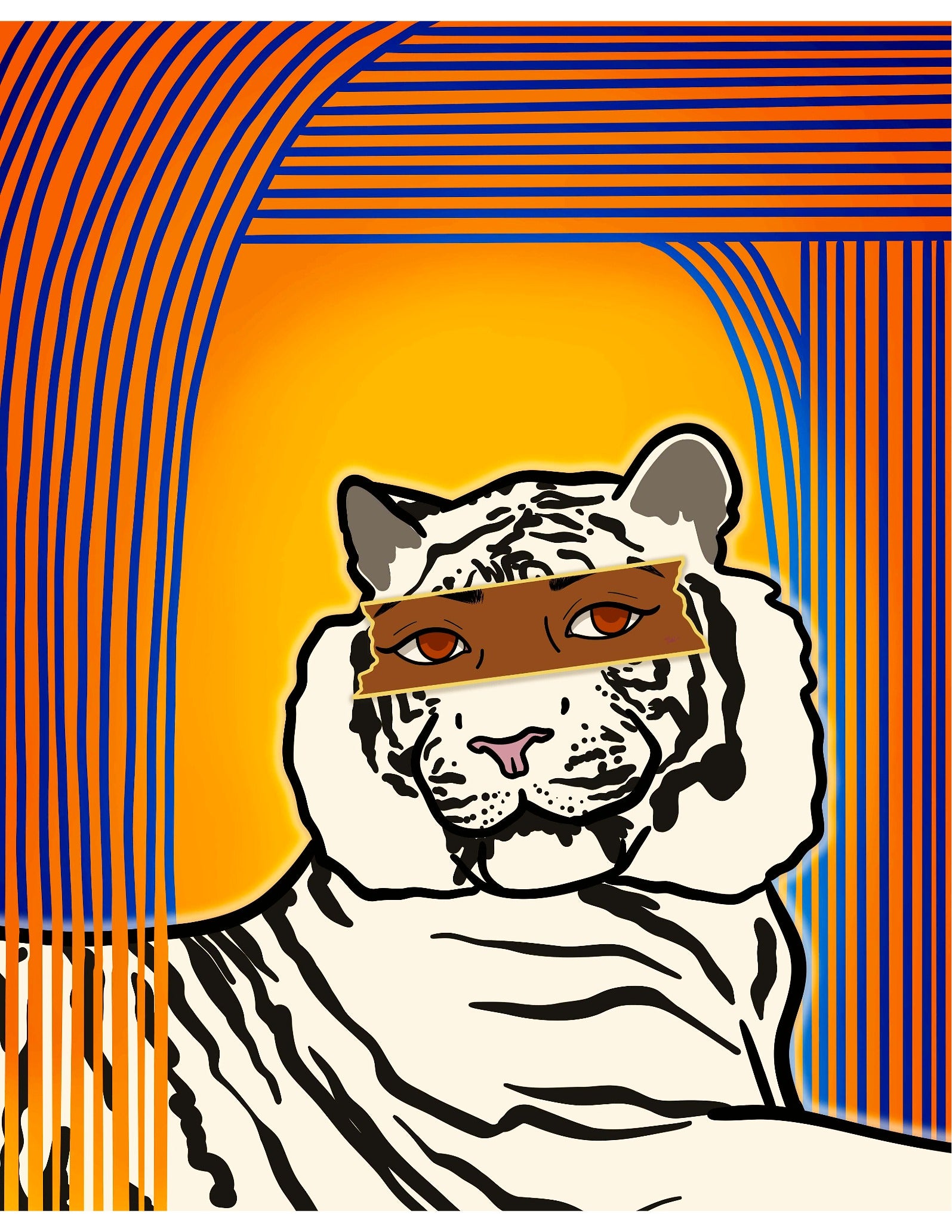 Lady Naranja - Poster Print