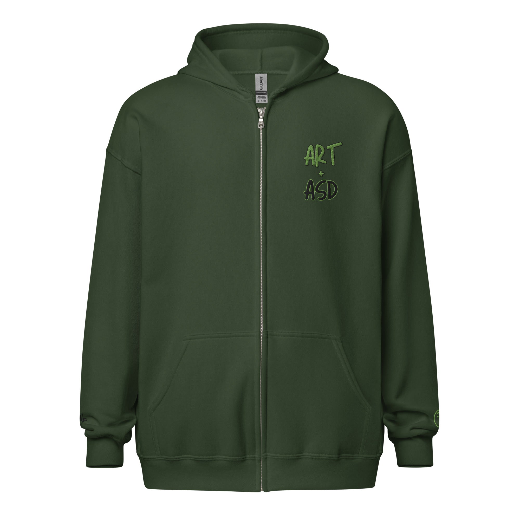 Art & ASD - Bubble - Zip up Hoodie – Suki The Saint